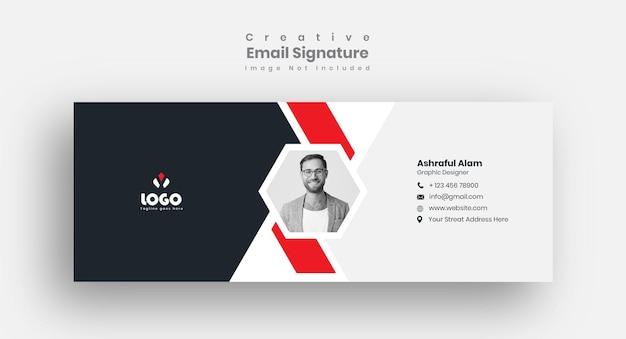 Email signature template design