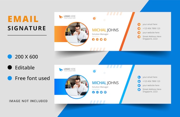 Email Signature Templates Design