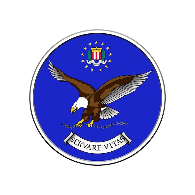 Emblem of the Federal Bureau of Investigation Hostage Rescue Team Elite Antiterrorist Special Unit