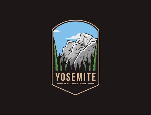 Emblem patch logo of Yosemite National Park