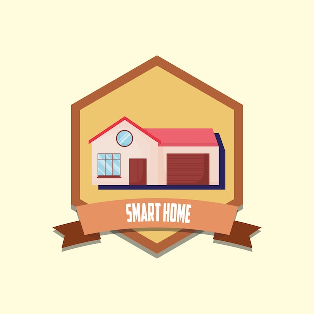 emblem of smart home design 