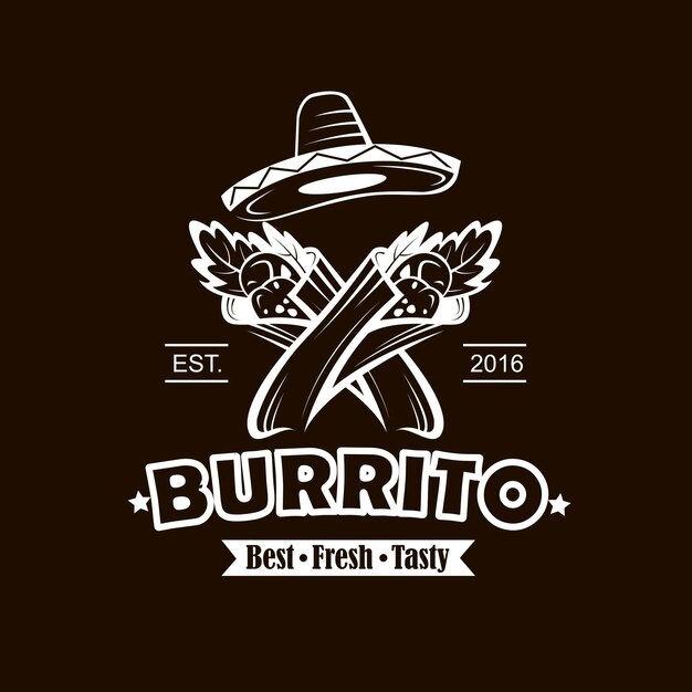 emblem with burrito