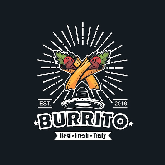 emblem with burrito