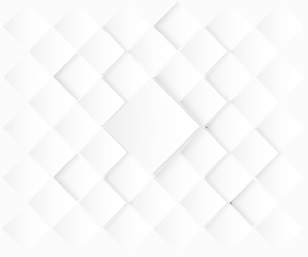 Embossed square white background 