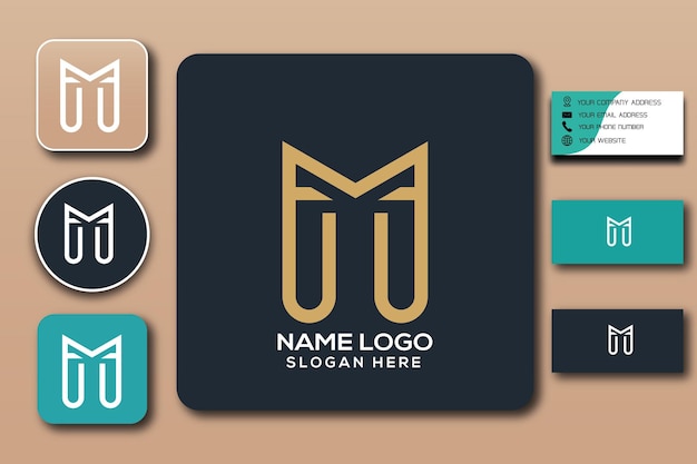 eme monogram logo template