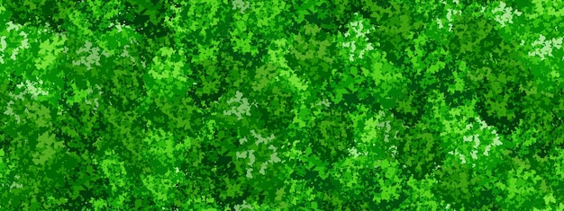 Vector emerald green wall seamless pattern with raindeer moss texture