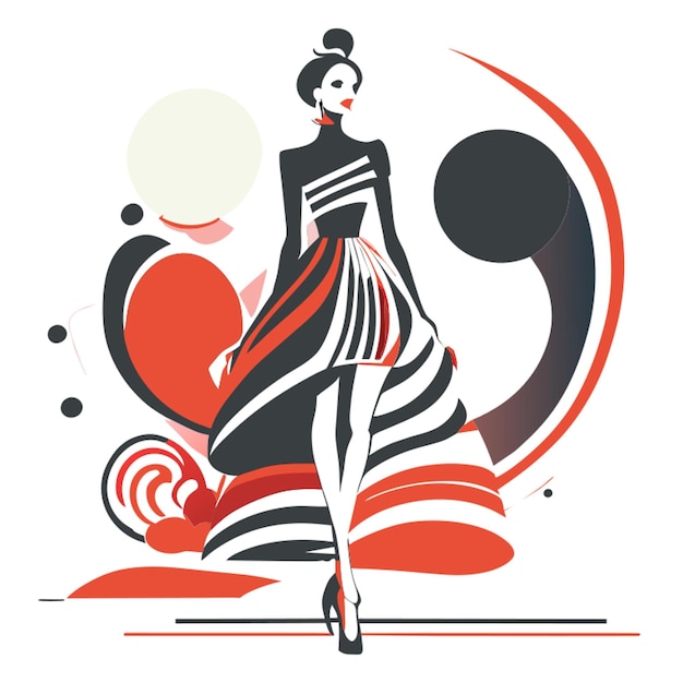 Vector emerging trends in fashion design and lifestyle vector illustration flat 2