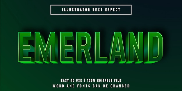 Emerland Editable Text Effect Font Styles