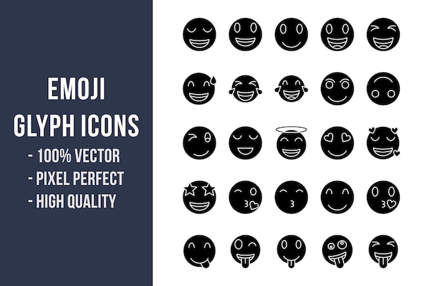 Emoji Glyph Icons