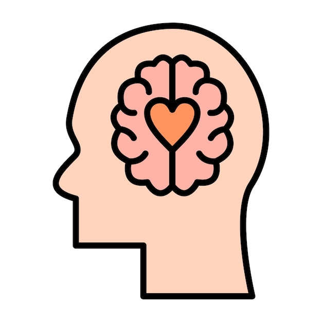 Emotional intelligence Flat Illustration