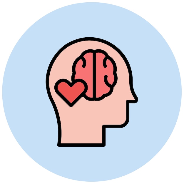 Emotional Intelligence icon vector image Can be used for Psychology