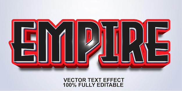 empire vector text effect