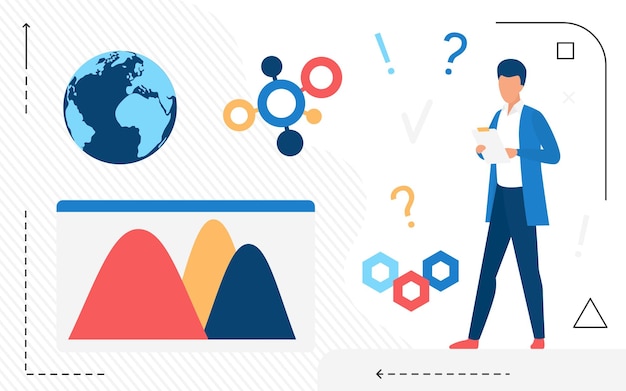 An employee of analytical company prepares finance rating report