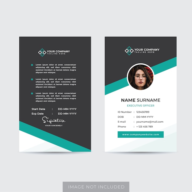 Employee ID Card Template 