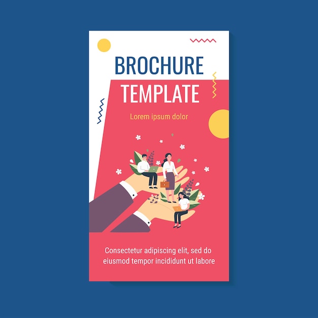 Employees care brochure template