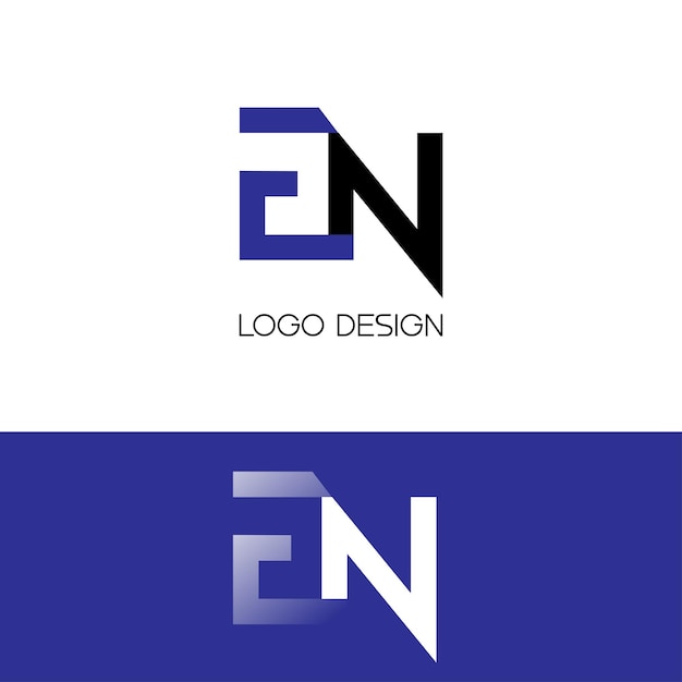 EN initial letter logo design, icon , creative , symbol