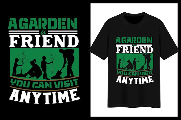 Enchanted Garden Best T-shirt Design Vector.