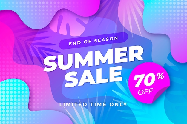 End of season summer sale