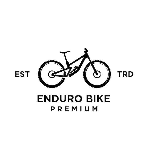 Enduro downhill Bike mtb icon design logo