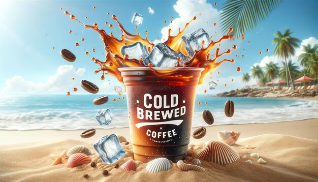 Energizing Cold Brew Coffee Splash