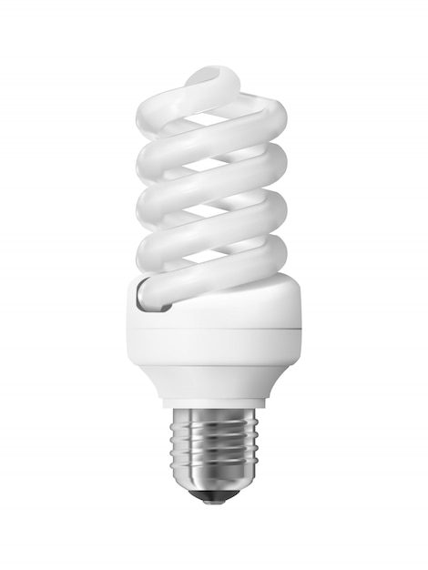 Energy saving light bulb.