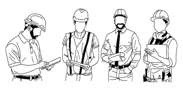 Engineering outline character bundle