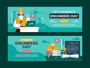 Engineers Day banners