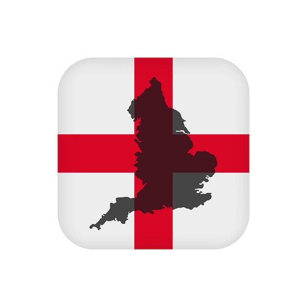 England flag official colors Vector illustration