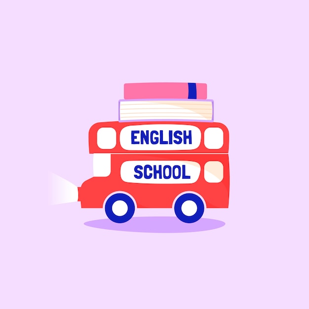 English logo design template