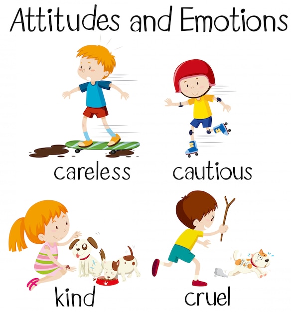 English word attitudes and emotions