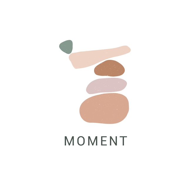 Enjoy moment flat vector illustration