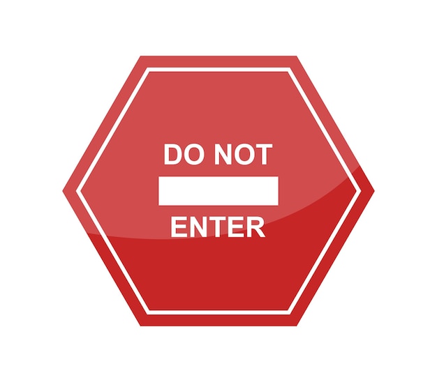 Do not enter