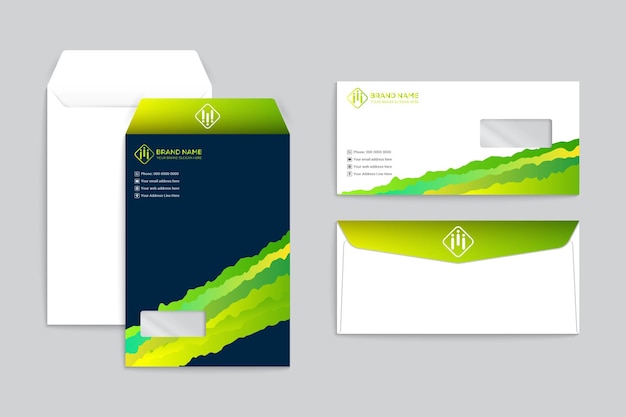 An envelope template for your design