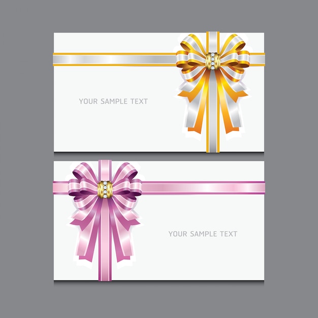 Envelope with diamond and ribbon. 