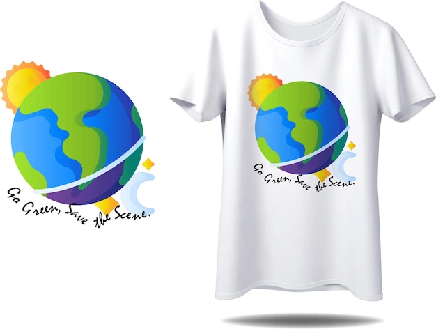 Environment Day T Shirt Design