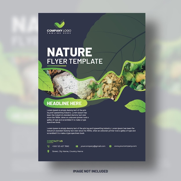 environment flyer nature style