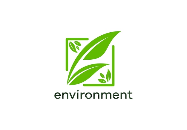 environment nature and care logo design