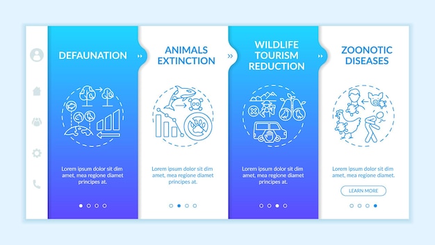 Environmental damage onboarding template illustration