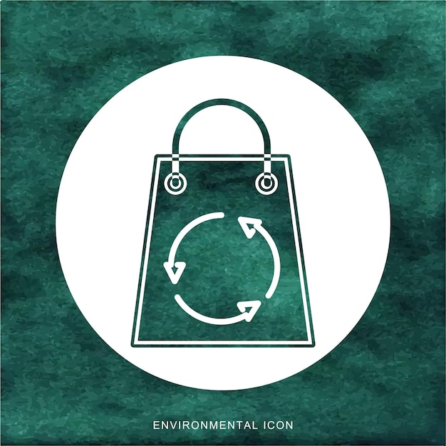 Environmental and Eco Icon For Social Media Template