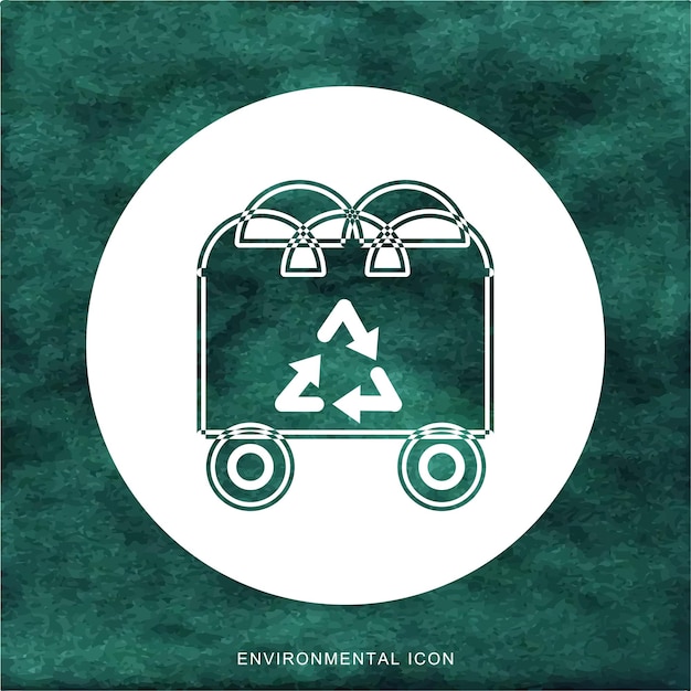 Environmental and Eco Icon For Social Media Template