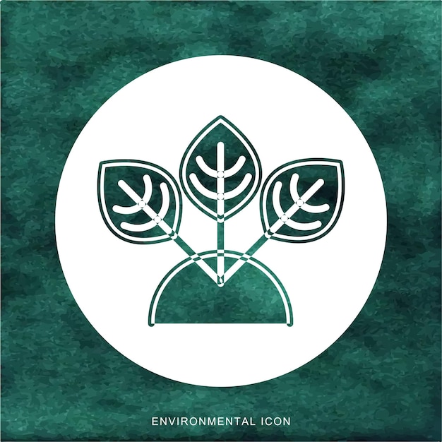 Environmental and Eco Icon For Social Media Template