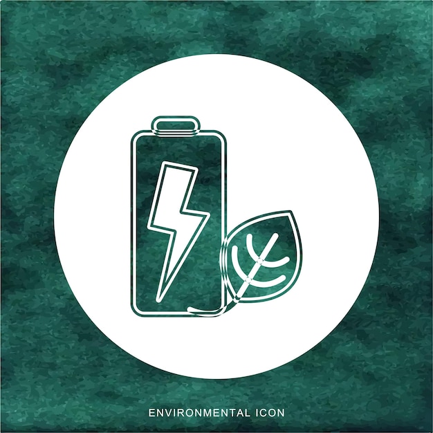 Environmental and Eco Icon For Social Media Template