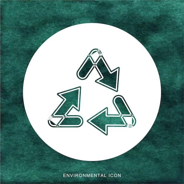 Environmental and Eco Icon For Social Media Template