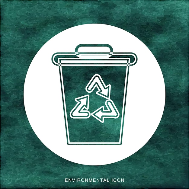 Environmental and Eco Icon For Social Media Template