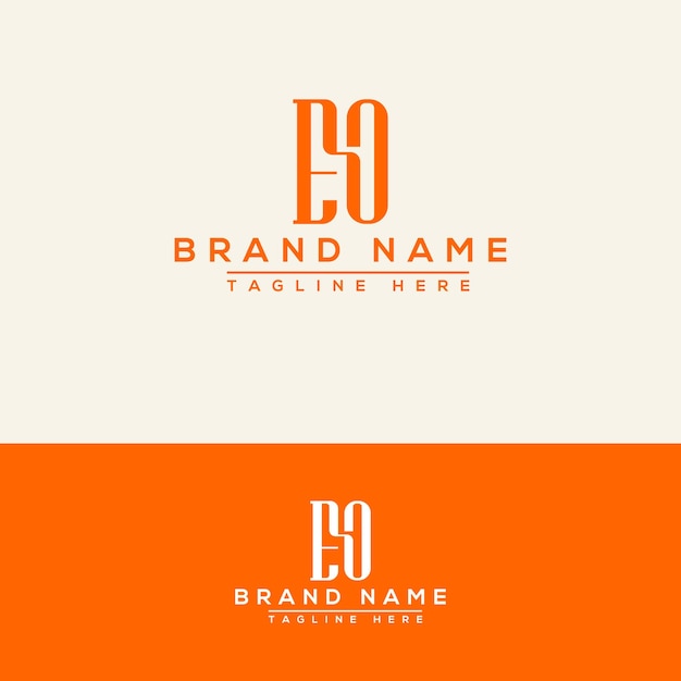 EO logo Design Template Vector Graphic Branding Element