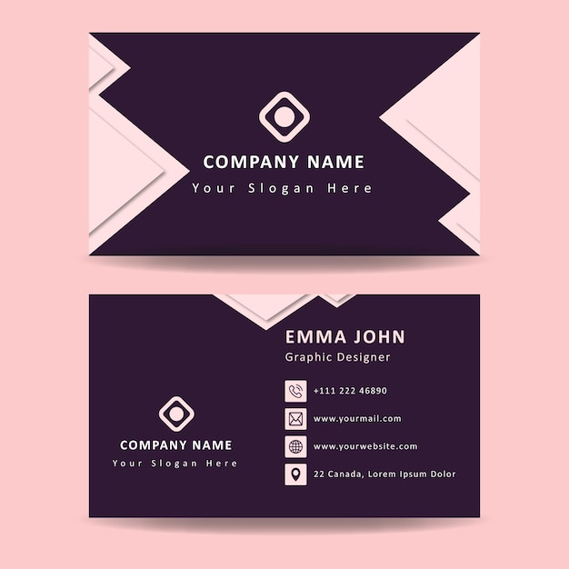 Eps creative and modern business card design