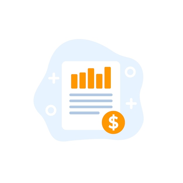 EPS Earnings per share vector icon