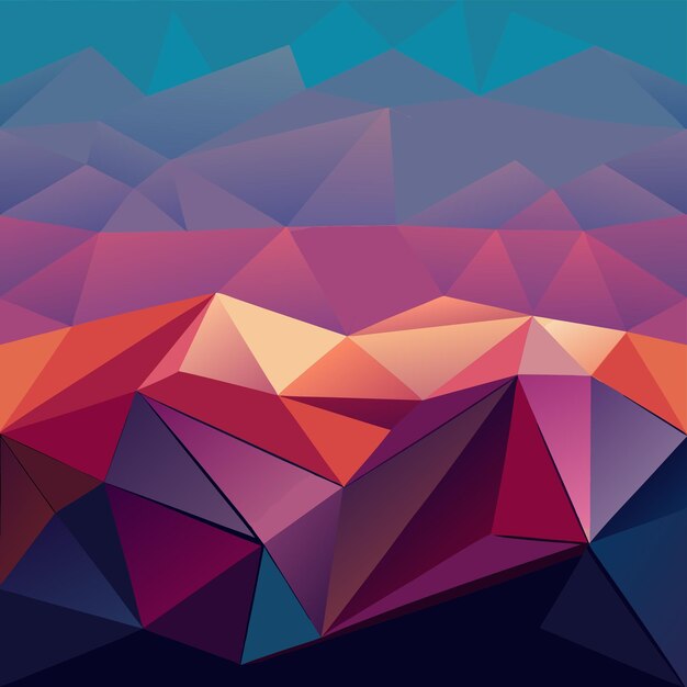 Vector eps vector soft beauty low poly abstract geometric dynamic textured polygon banner background