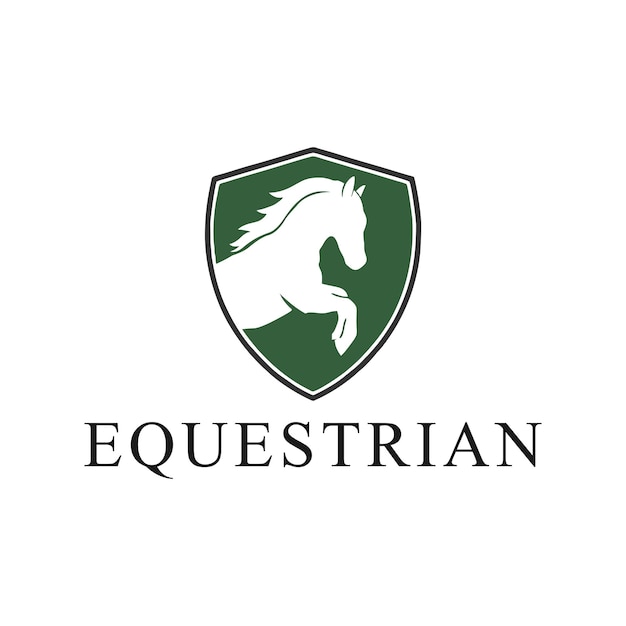 Equestrian logo template