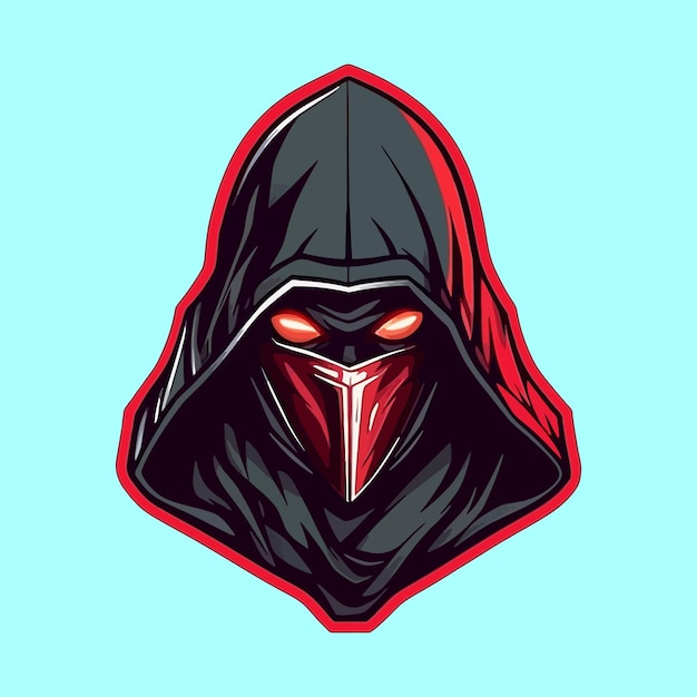 Esport style logo design assassins vector illustration